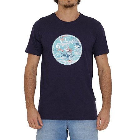 Camiseta Billabong Rotor Masculina Azul Marinho