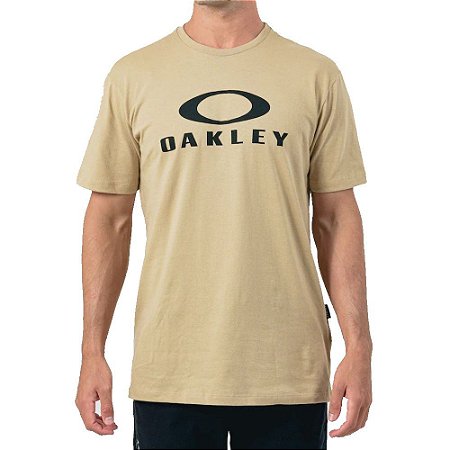 Camiseta Oakley O-Bark Masculina Caqui
