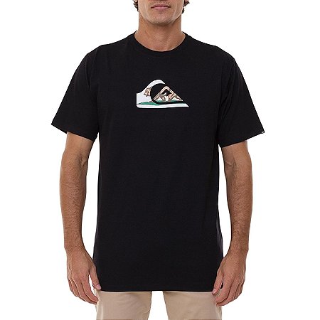 Camiseta Quiksilver Ca Logo Masculina Preto