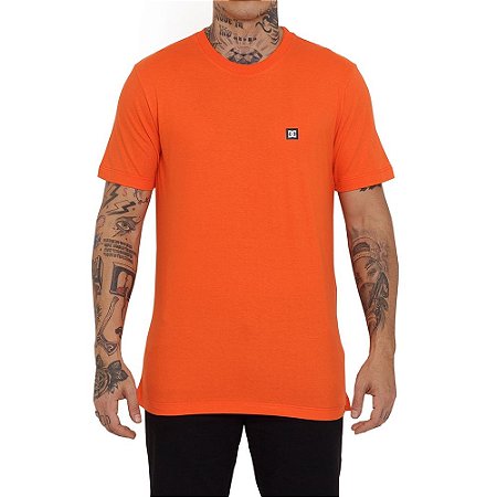 Camiseta DC Shoes Supertransfer Masculina Laranja