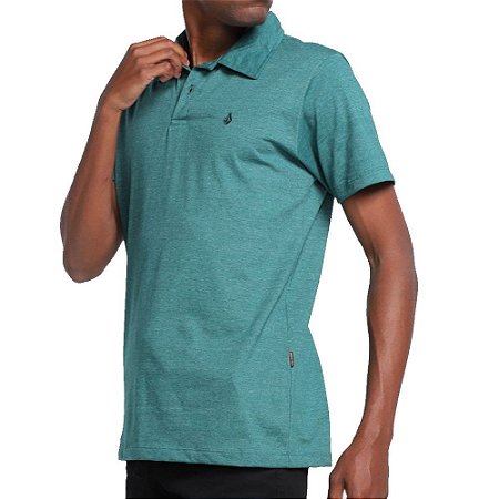 Camisa Polo Volcom Corporate Masculina Verde