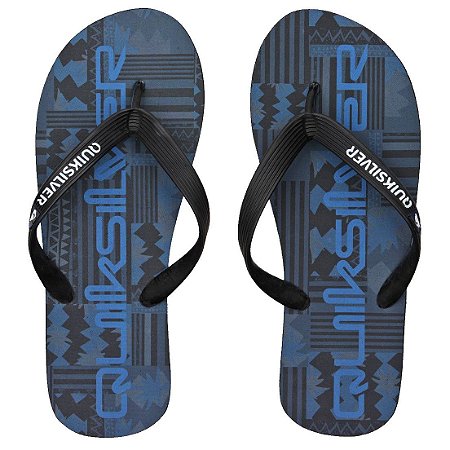 Chinelo Quiksilver Molokai Freshness Masculino Azul Marinho