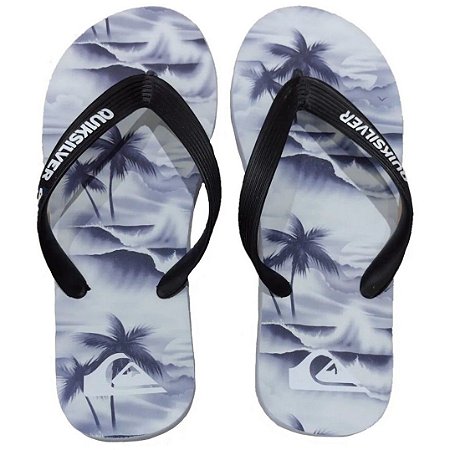 Chinelo Quiksilver Molokai Wave Masculino Azul Claro