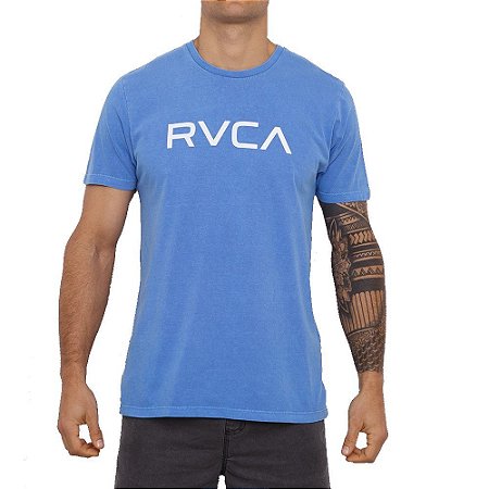 Camiseta RVCA Big Rvca Masculina Azul