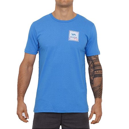 Camiseta RVCA Va All The Way II Masculina Azul Marinho