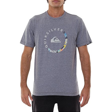 Camiseta Quiksilver Slabed Masculina Cinza
