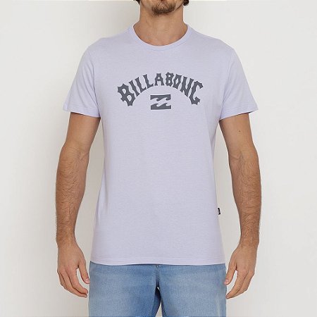 Camiseta Billabong Arch Wave Masculina Lilás