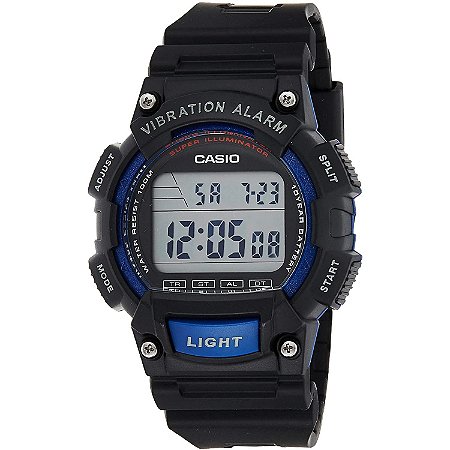 Relógio Casio Standard W-736H-2AVDF Preto/Azul