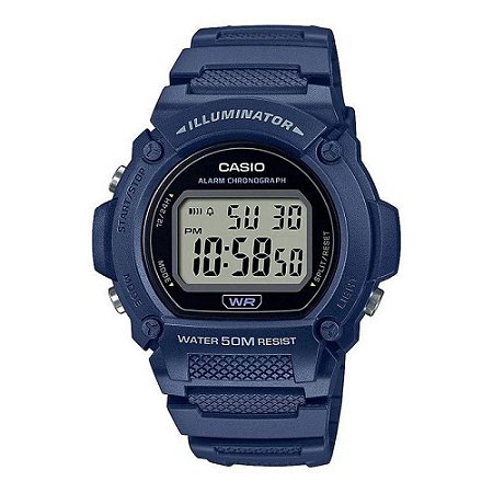 Relógio Casio Standard W-219H-2AVDF Azul