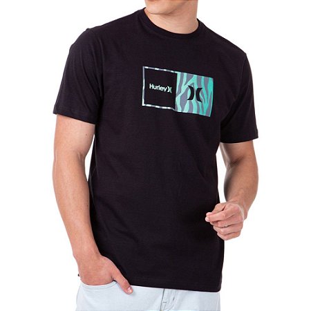 Camiseta Hurley Tiger Masculina Preto