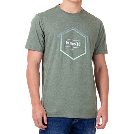 Camiseta Hurley Hexa Masculina Verde