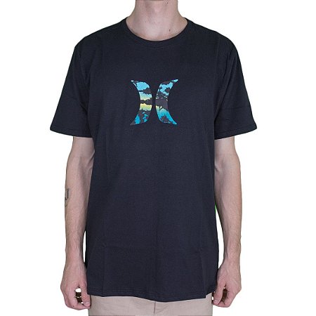 Camiseta Hurley Fusion Masculina Preto