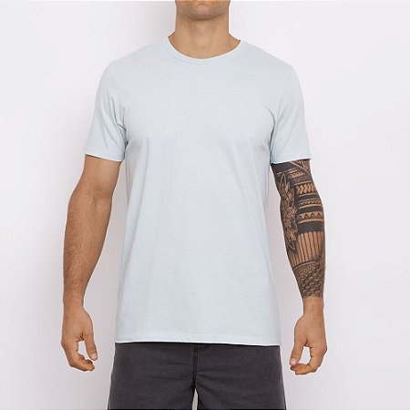 Camiseta RVCA Small RVCA Masculina Azul Claro