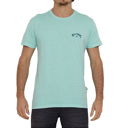 Camiseta Billabong Arch Wave Masculina Verde Claro