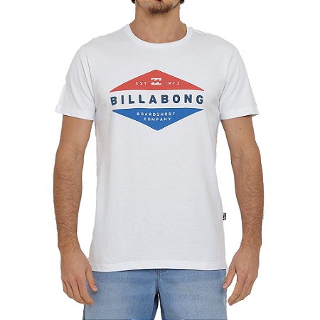 Camiseta Billabong Level Masculina Branco