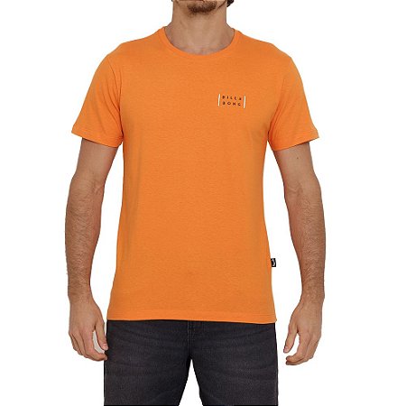 Camiseta Billabong Bars I Masculina Laranja