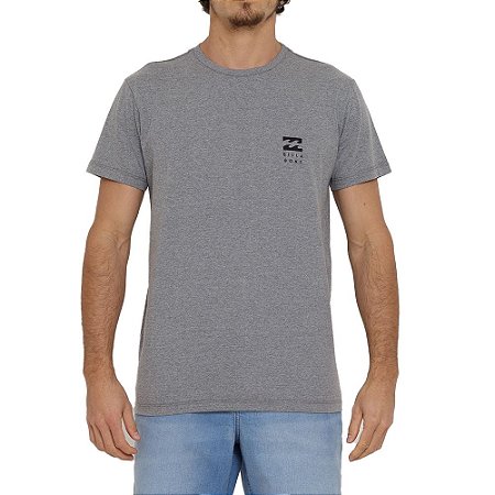 Camiseta Billabong Essential Masculina Cinza
