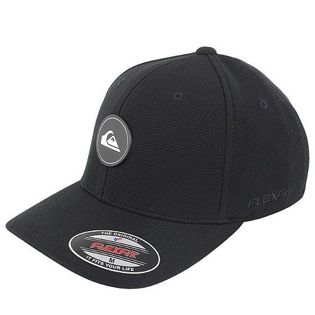 Boné Quiksilver Aba Curva Plate Round Preto