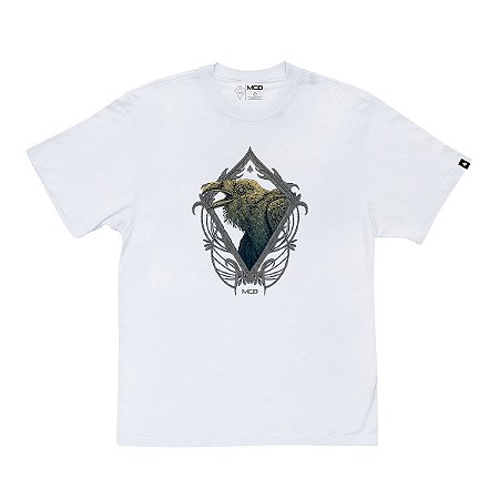 Camiseta MCD Regular Corvus Masculina Branco