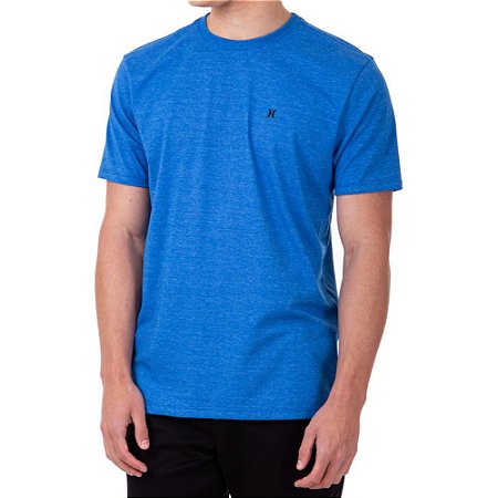 Camiseta Hurley Mini Icon Masculina Azul Mescla