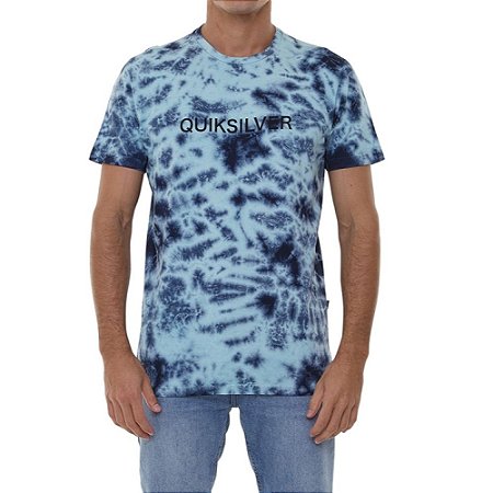 Camiseta Quiksilver Session Mystic Masculina Azul