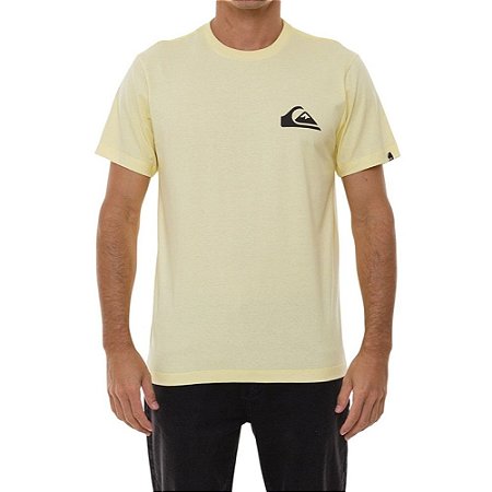 Camiseta Quiksilver Everyday Masculina Amarelo Claro
