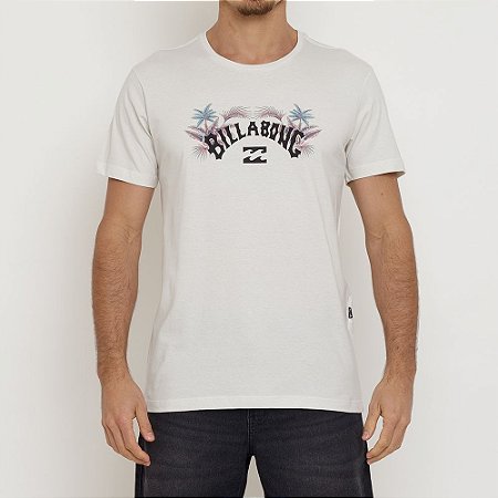 Camiseta Billabong Arch Fill II Masculina Off White