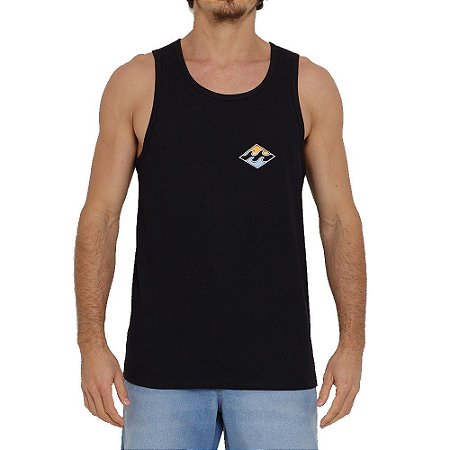 Regata Billabong Crayon Wave Masculina Preto