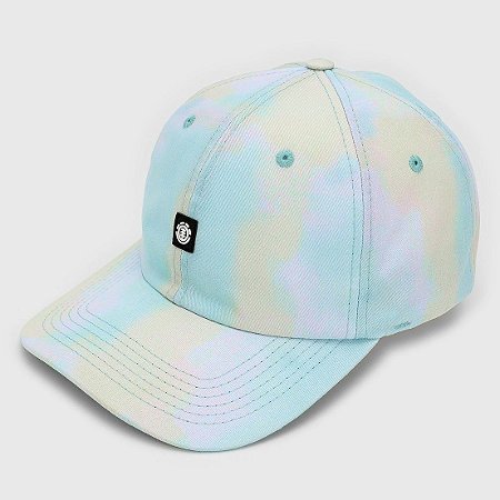 Boné Element Aba Curva Fluky Dad Cap Azul/Amarelo