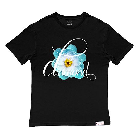 Camiseta Diamond Flower Child Tee Masculina Preto