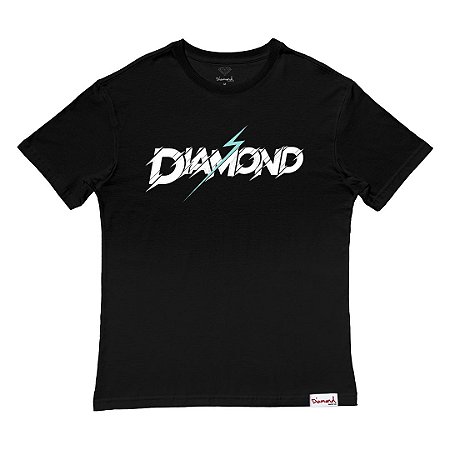 Camiseta Diamond Flash Tee Masculina Preto