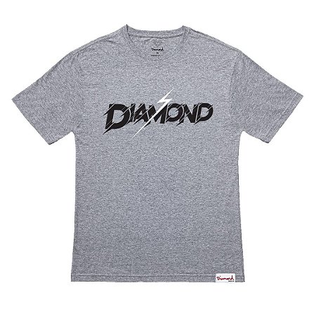 Camiseta Diamond Flash Tee Masculina Cinza