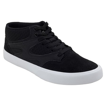 Tênis DC Shoes Kalis Vulc Mid Masculino Preto/Branco