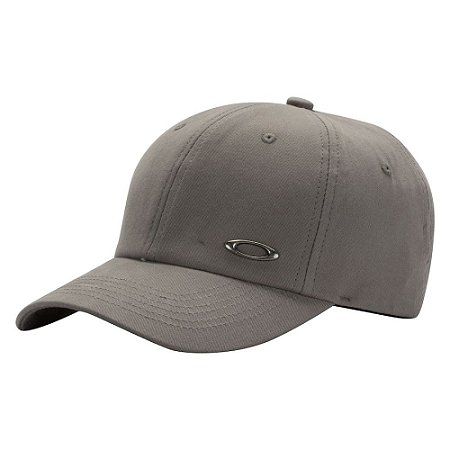 Boné Oakley Ellipse Metal 4 Panel Hat Cinza Escuro
