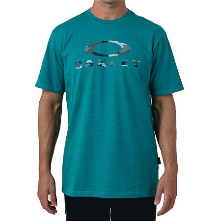 Camiseta Oakley Camo SS Masculina Verde