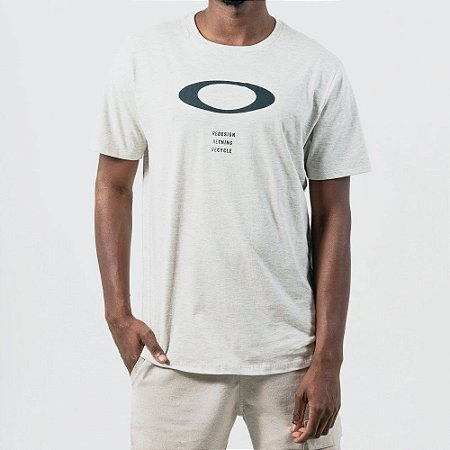 Camiseta Oakley O-Rec Ellipse Masculina Off White