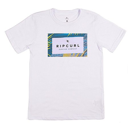 Camiseta Rip Curl Tropic World Tee Masculina Branco