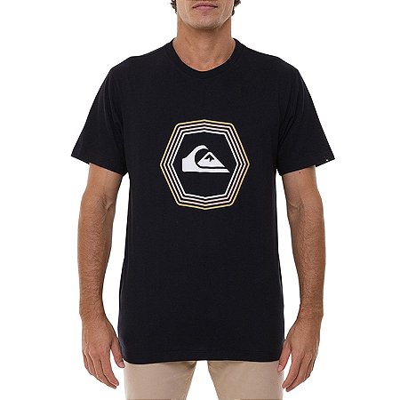 Camiseta Quiksilver New Noise Masculina Preto