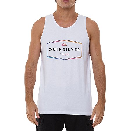 Regata Quiksilver Stear Clear Masculina Branco