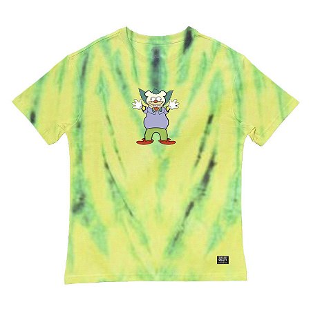 Camiseta Grizzly Clownin SS Tee Tie Dye Masculina Verde