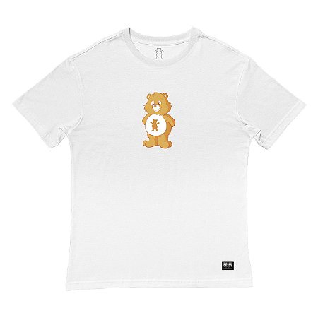 Camiseta Grizzly Positive Bear SS Tee Masculina Branco