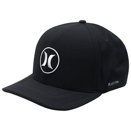 Boné Hurley Aba Curva BP Icon Masculino Preto