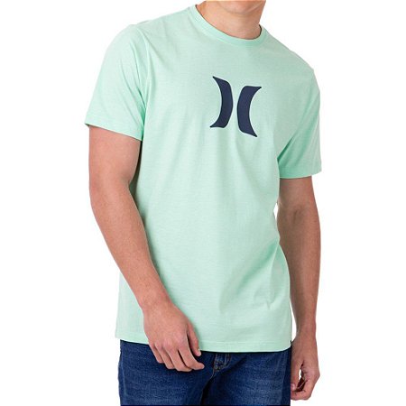 Camiseta Hurley Icon Masculina Verde Claro
