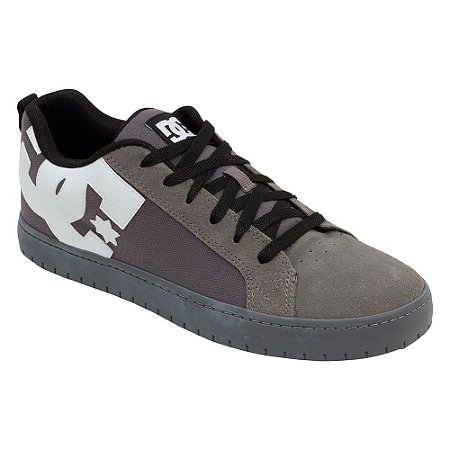 Tênis DC Shoes Court Graffik Masculino Cinza/Preto