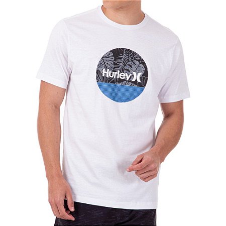 Camiseta Hurley Circle Masculina Branco