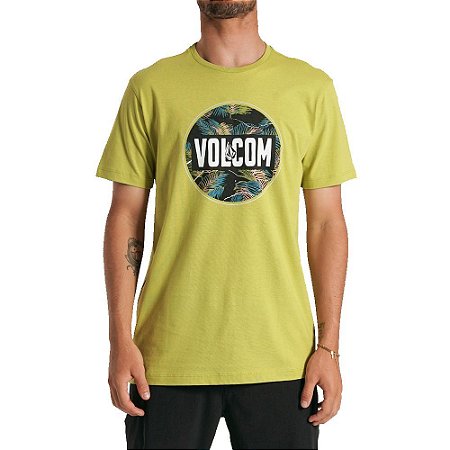 Camiseta Volcom Liberated Masculina Verde