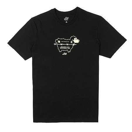 Camiseta Lost Glow Sheep Masculina Preto