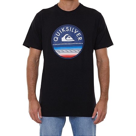 Camiseta Quiksilver Sun Giant Masculina Preto