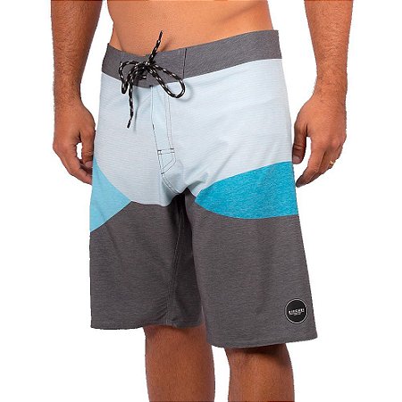 Bermuda Rip Curl Overlay Boardshort Masculina Cinza Escuro