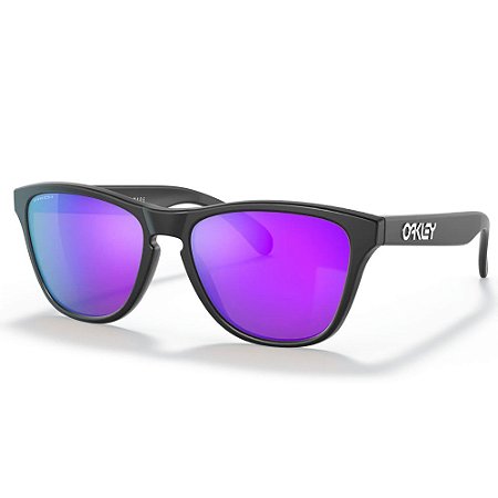 Óculos de Sol Oakley Frogskins XS Matte Black Prizm Violet